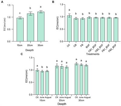 Effect of biochar and bioorganic fertilizer on the microbial diversity in the rhizosphere soil of Sesbania cannabina in saline-alkaline soil